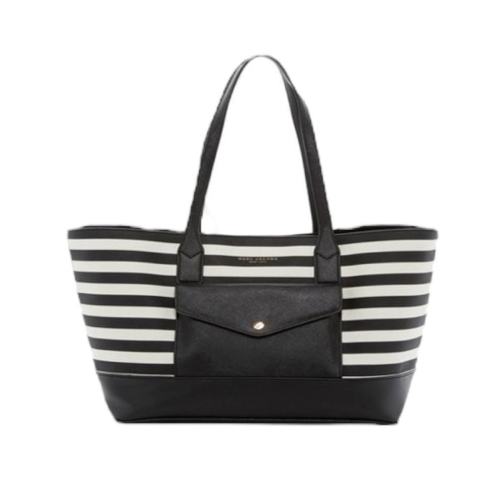 🚨𝐂𝐋𝐄𝐀𝐑𝐎𝐔𝐓 𝐒𝐀𝐋𝐄🚨𝐌𝐀𝐑𝐂 𝐁𝐘 𝐌𝐀𝐑𝐂 𝐉𝐀𝐂𝐎𝐁𝐒 Striped Tote